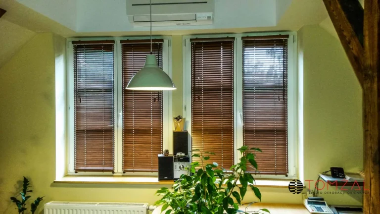 Żaluzje 25mm z drewna