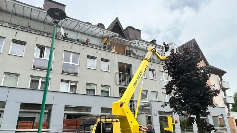 markizy na podnośniku niestandardowe
